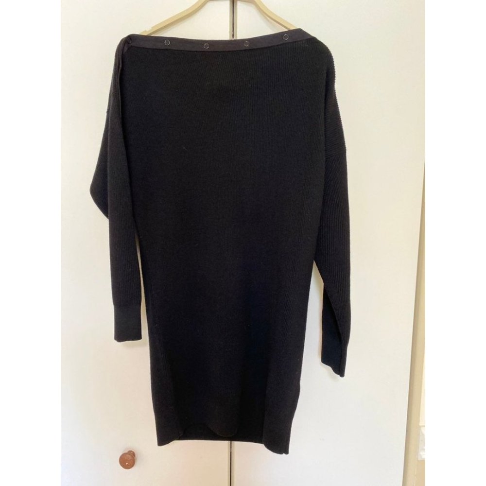 Alexander wang wool snap tunic sweater dress